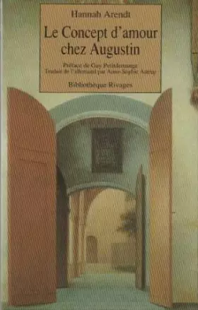 Couverture du produit · Le concept d'amour chez Augustin : Essai d'interprétation philosophique