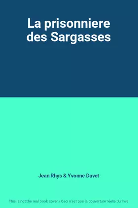 Couverture du produit · La prisonniere des Sargasses