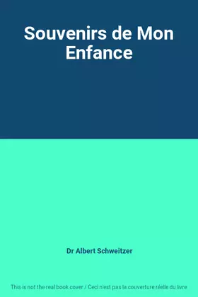 Couverture du produit · Souvenirs de Mon Enfance