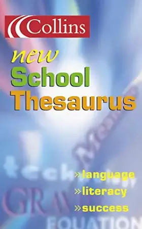 Couverture du produit · Collins School - Collins New School Thesaurus