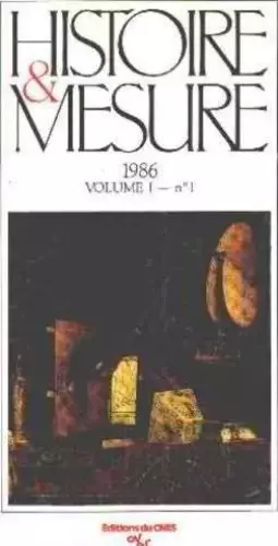 Couverture du produit · Histoire et Mesure 1986 N.1 Vol.1