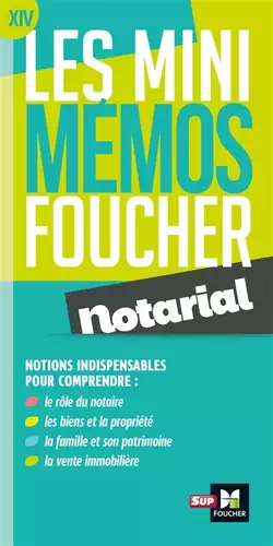 Couverture du produit · Les mini memos Foucher - Notarial - Révision