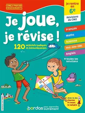 Couverture du produit · Je joue, je révise ! - Je rentre en 6e - Cahier de vacances