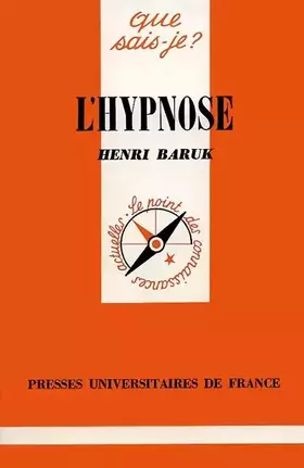 Couverture du produit · L'Hypnose
