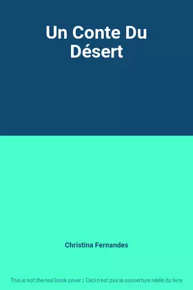 Couverture du produit · Un Conte Du Désert
