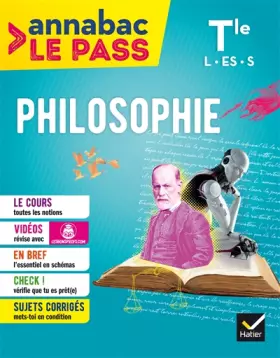 Couverture du produit · Philosophie Tle L ES S: cours, cartes mentales, sujets corrigés... et vidéos