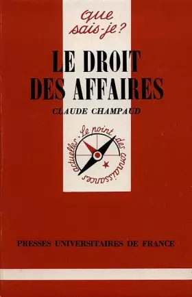 Couverture du produit · Le droit des affaires, 5e édition