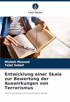 Couverture du produit · Entwicklung einer Skala zur Bewertung der Auswirkungen von Terrorismus (German Edition)