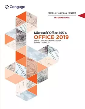 Couverture du produit · Shelly Cashman Series MicrosoftOffice 365 & Office 2019 Intermediate (MindTap Course List)