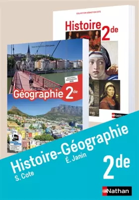 Couverture du produit · Histoire-Géographie 2de - collection Cote/Janin - manuel élève (nouveau programme 2019)