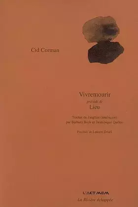 Couverture du produit · Vivremourir précédé de Lieu