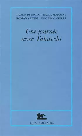 Couverture du produit · Une journée avec Tabucchi