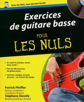 Couverture du produit · Exercices de guitare basse Pour les Nuls