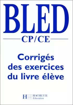 Couverture du produit · Orthographe, CP/CE. Corrigés des exercices du livre élève