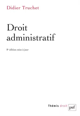 Couverture du produit · Droit administratif