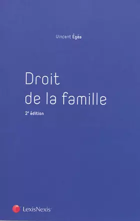 Couverture du produit · Droit de la famille