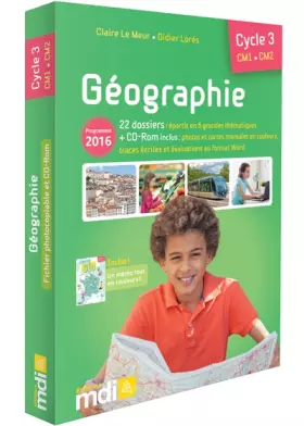 Couverture du produit · Géographie CM - Fichier à photocopier