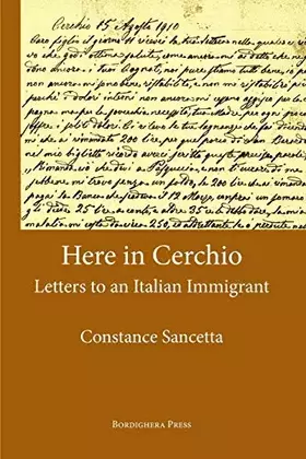 Couverture du produit · Here in Cerchio: Letters to an Italian Immigrant (Via Folios, 93)
