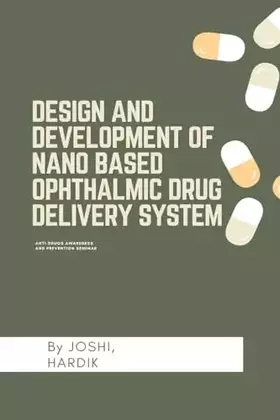 Couverture du produit · Design and development of nano based ophthalmic drug delivery system