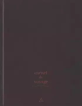 Couverture du produit · Carnet de voyage
