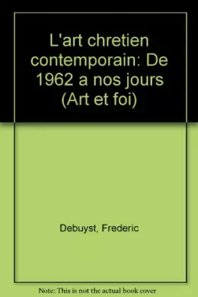 Couverture du produit · L'art chrétien contemporain