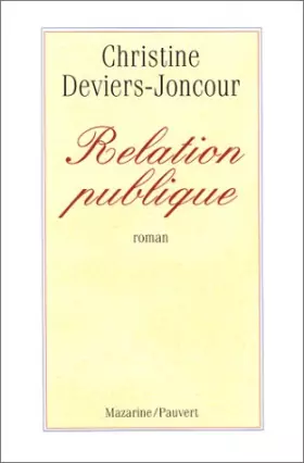 Couverture du produit · Relation publique