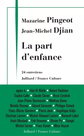 Couverture du produit · La part d'enfance