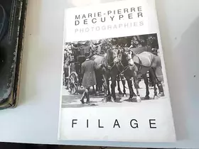 Couverture du produit · Photographies Filage