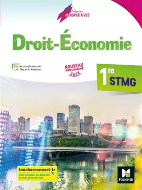 Couverture du produit · Perspectives - DROIT-ECONOMIE - 1re STMG - Éd. 2019 - Manuel élève