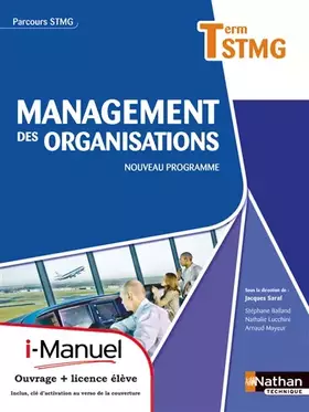 Couverture du produit · Management des organisations - Tle STMG