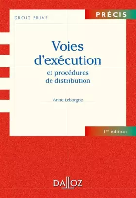 Couverture du produit · Voies d'exécution et procédures de distribution