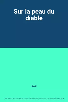 Couverture du produit · Sur la peau du diable