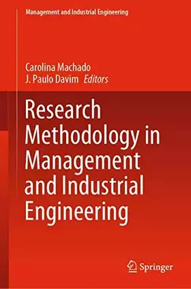 Couverture du produit · Research Methodology in Management and Industrial Engineering
