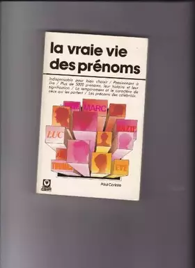 Couverture du produit · LA VRAIE VIE DES PRENOMS