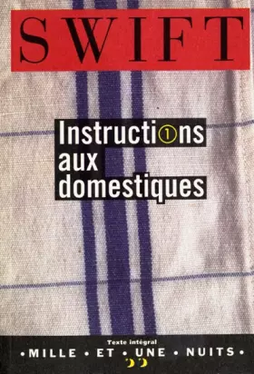 Couverture du produit · Instructions aux domestiques