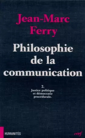 Couverture du produit · Philosophie de la communication, II