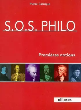 Couverture du produit · SOS Philo : Premières notions