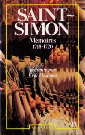 Couverture du produit · Saint Simon Mémoires 1718 1720 Tome 15