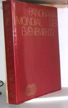 Couverture du produit · Panorama mondial des événements 1972
