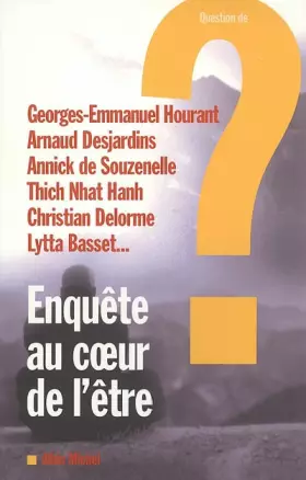 Couverture du produit · Enquête au coeur de l'être