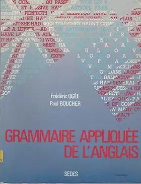 Couverture du produit · GRAMMAIRE APPLIQUEE DE L ANGLAIS T 1