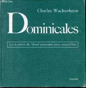 Couverture du produit · Dominicales : les lectures du missel proposees pour aujourd'hui