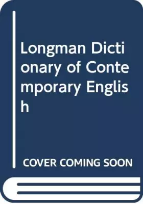Couverture du produit · Longman Dictionary of Contemporary English