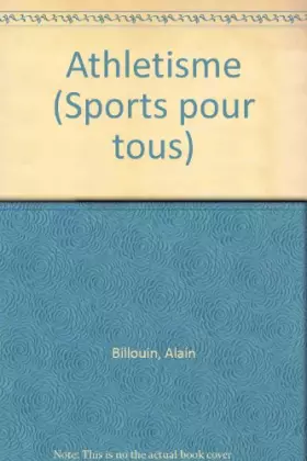 Couverture du produit · ATHLETISME. Tome 1, Les courses
