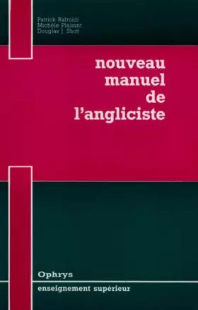 Couverture du produit · Nouveau manuel de l'angliciste