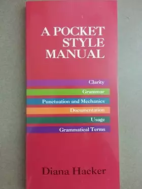 Couverture du produit · A pocket style manual