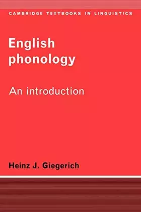 Couverture du produit · English Phonology 1ed: An Introduction (Cambridge Textbooks in Linguistics)