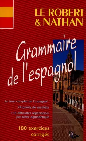 Couverture du produit · Le Robert & Nathan, grammaire de l'espagnol