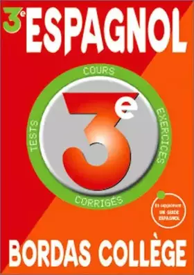Couverture du produit · B. COLL. ESPAGNOL 3E LV2 NP    (Ancienne Edition)