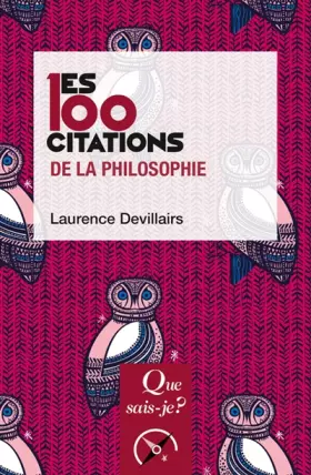 Couverture du produit · Les 100 citations de la philosophie